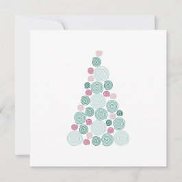 Evergreen Swirl Card Meddelande