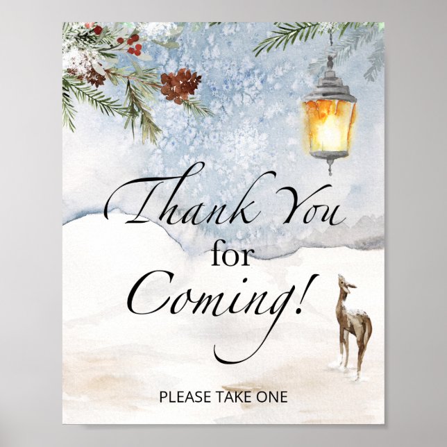 Evergreen Tack för att du kom och Poster (Framsidan)