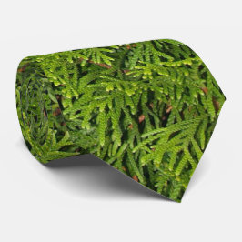 Evergreen Träd Grenar Tie Slips