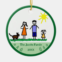 Evergreen Träd Personlig Helgdag Ornament