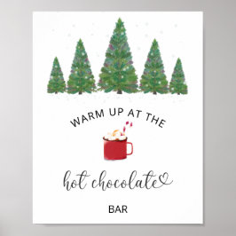 Evergreen Värm upp vid hetchokladbaren Poster