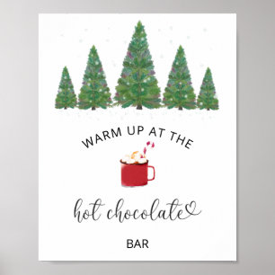 Evergreen Värm upp vid hetchokladbaren Poster