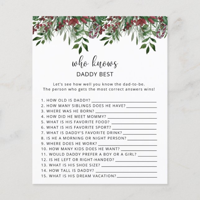 Evergreen Vem känner pappa bäst (Framsida)