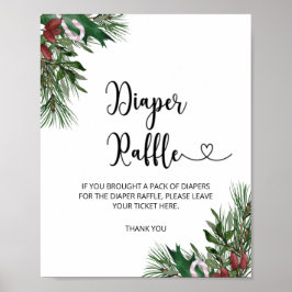 Evergreen vinterdagare raffel poster