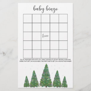 Evergreen-vintervilo baby bingo