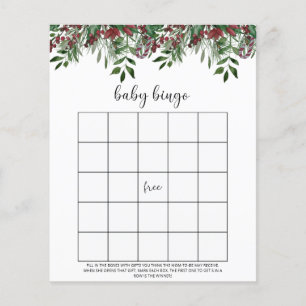 Evergreen-vintervilo baby bingo