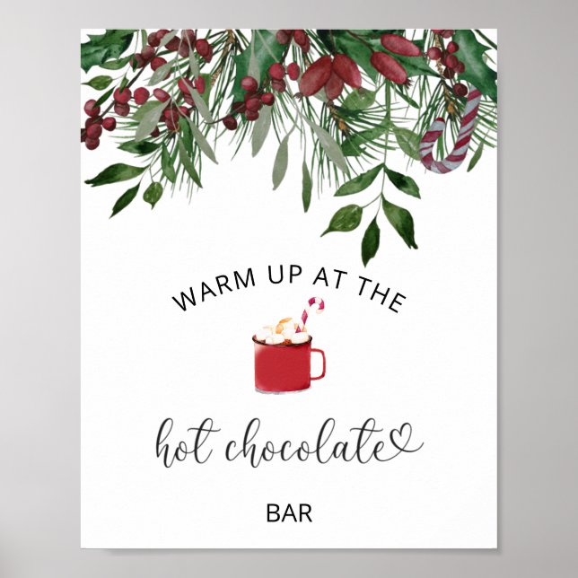Evergreen Warm uppe på Hetten Chocolate pub Poster (Framsidan)