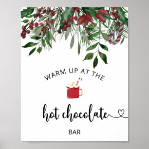 Evergreen Warm uppe på Hetten Chocolate pub Poster