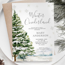 Evergreen Winter Onederland 1:a födelsedagen