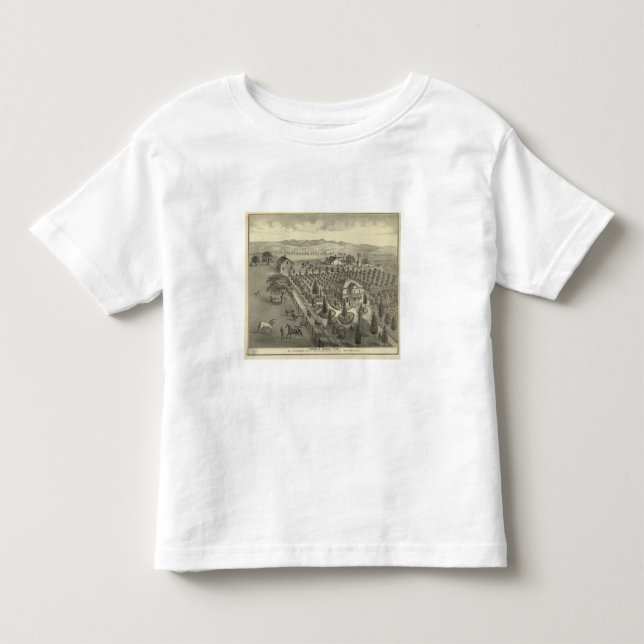 EvergreenAve-lantgård T-shirt (Framsida)