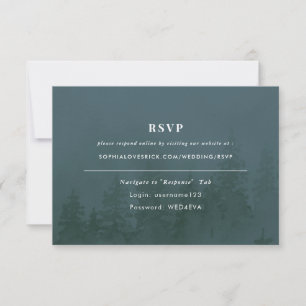 Evergreens i Foggy Forest Blue OSA Kort
