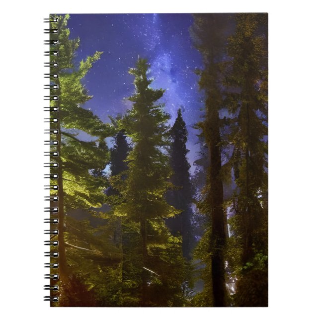 Evergreens i månljuset anteckningsbok (Framsidan)