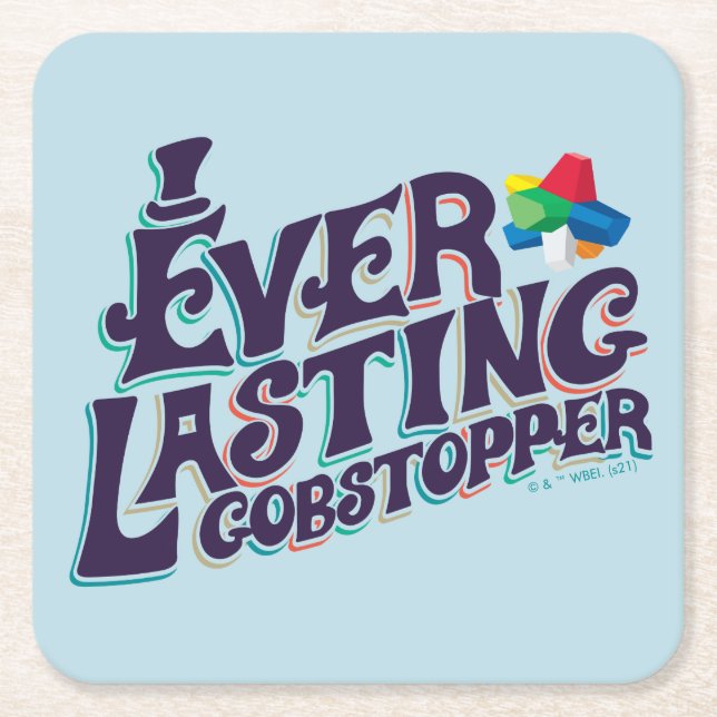Everlasting Gobstopper Graphic Underlägg Papper Kvadrat (Framsidan)