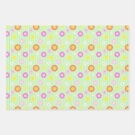 Everlastings Wrapping Papper Flat Lakan set av 3