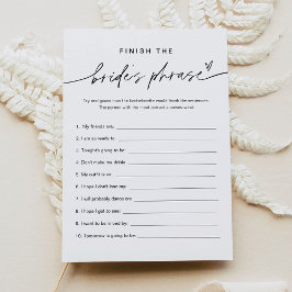 EVERLEIGH Avslutar Brides Bachelorette-spel Inbjudningar