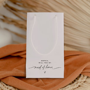EVERLEIGH Minimalist Maid of honor Gift Bag