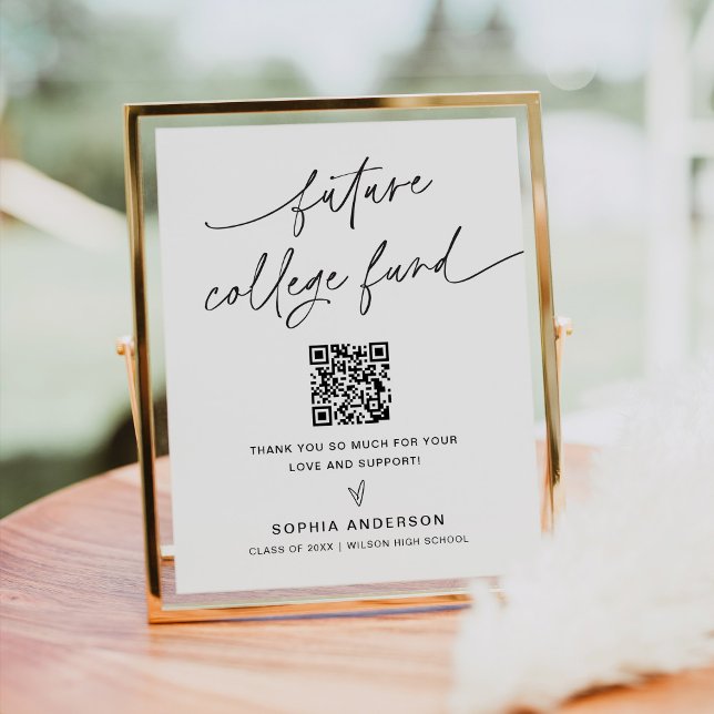 EVERLEIGT Future College Fund Venmo-signatur Poster (Skapare uppladdad)