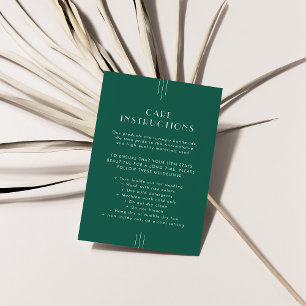 EVERLY Emerald Business Produktvårdsinstruktioner Tilläggskort