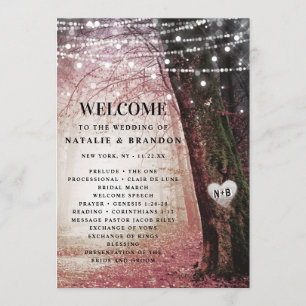 Evermore Förändrad Rosa av Fairy Forest Ceremony Program
