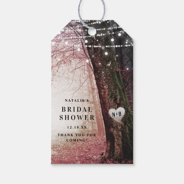 Evermore | Förändrad skog | Möhippa för Rosa Presentetikett (Framsidan)