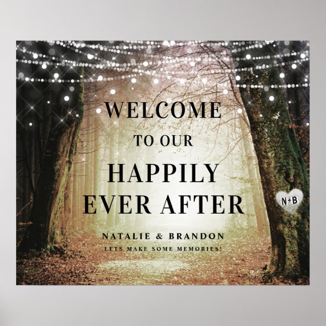 Evermore | Förändrad skog | Mottagningsvälkomst Poster (Framsidan)