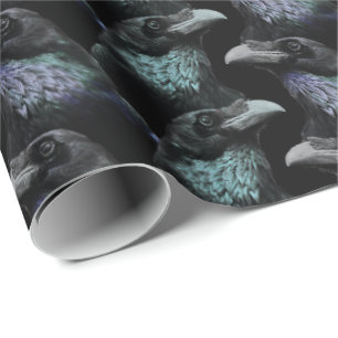 Evermore Gothic Raven Conspiracy Trad Goth Mönster Presentpapper