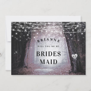 Evermore Kort för Frieri Bridesmaid-kort