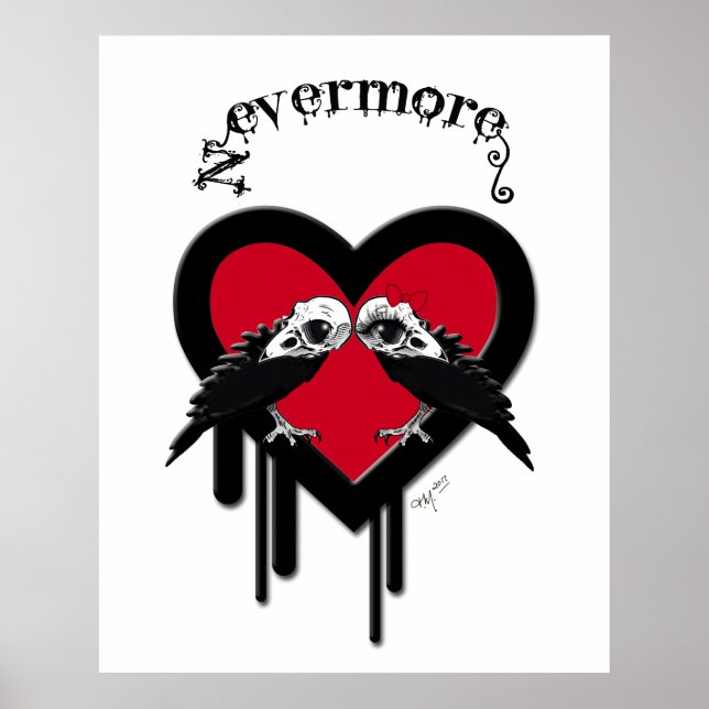 Evermore (svart bokstäver) poster (Framsidan)
