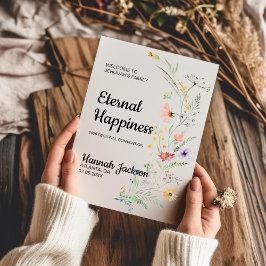 Everse Happity JW Baptism med Vår blommor Kort