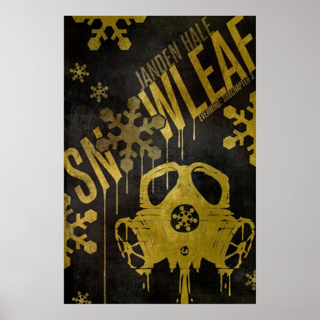 Everwind Snowleaf bok poster täcket (Framsidan)