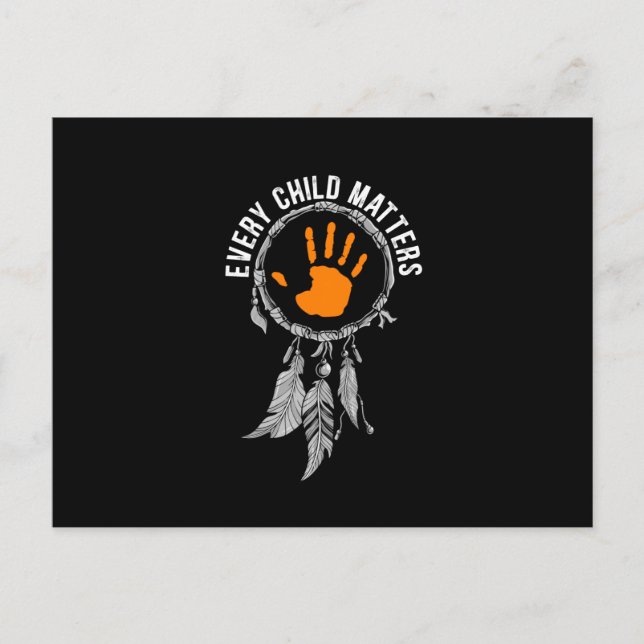 Every Child Matters Orange Day Meddelande Vykort (Framsida)