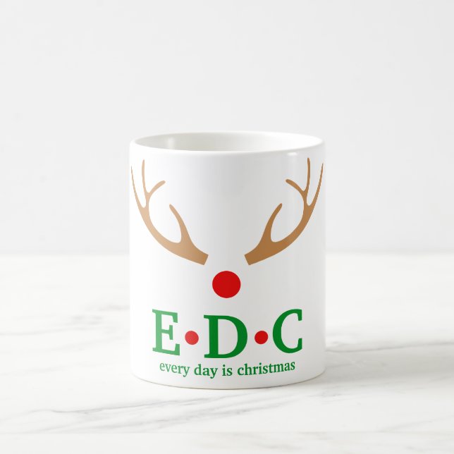 Every Day is Christmas Mug Kaffemugg (Center)