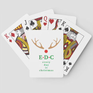 Every Day is Christmas Playing Cards Casinokort