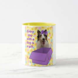 Every Day with a dog is a gift Mugg