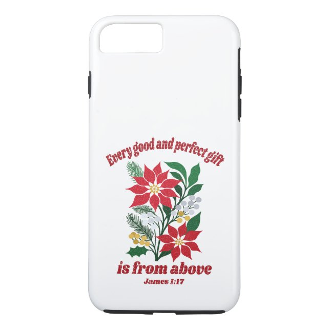 Every Good and Perfect Gift – James 1:17 Christmas Case-Mate iPhone Skal (Baksida)