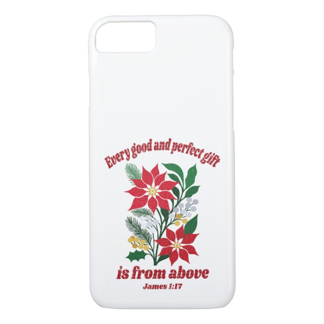 Every Good and Perfect Gift – James 1:17 Christmas Case-Mate iPhone Skal (Baksida)