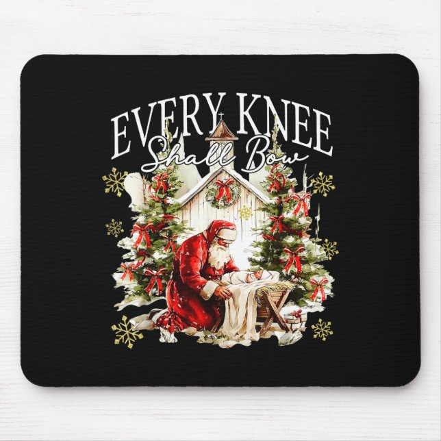 Every Knee Shall Bow Jesus Birth Christian Santa C Musmatta (Framsidan)