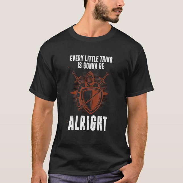 Every little thing is gonna be alright t shirt (Framsida)