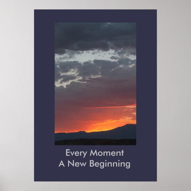 Every Moment a New Beginning Poster (Framsidan)