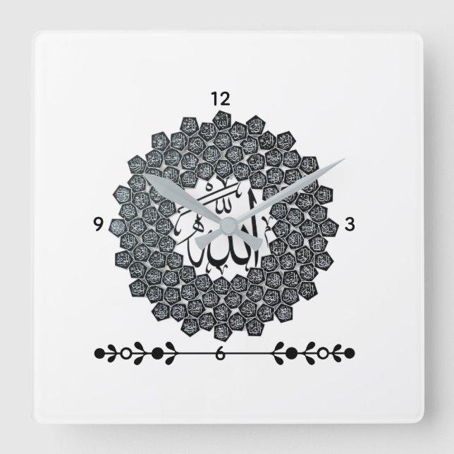 Every moment mallers Wall Clock Fyrkantig Klocka (Framsida)