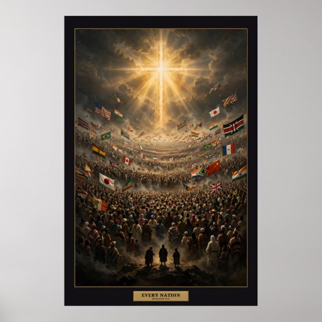 Every Nation — The Multitude Poster Mattad (Framsidan)