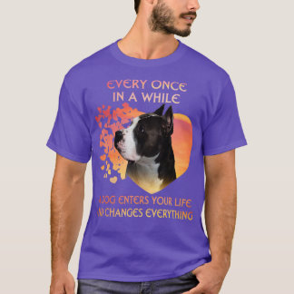 Every Once In A While A Dog American Pit Bull Ente T Shirt