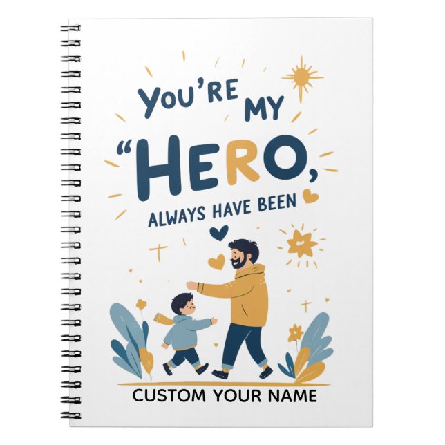 Every Page Says “Thank You” Hero Quote Journal  Anteckningsbok (Framsidan)
