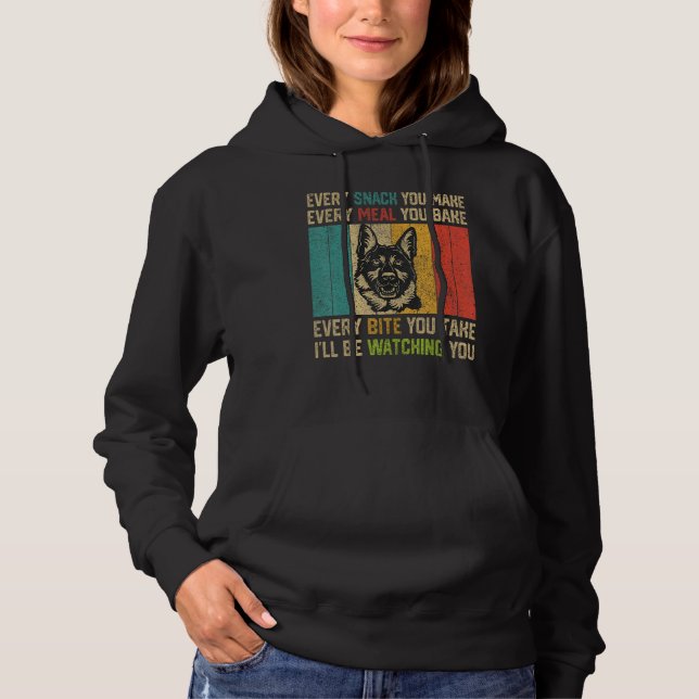 Every Snack You Make  German Shepherd T Shirt (Framsida)