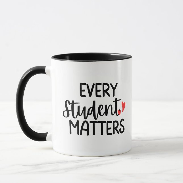 'Every Student Matters' Teacher Thank You Gift  Mugg (Vänster)