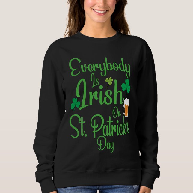 Everybody is Irish on St Patricks Day costume Men  T Shirt (Framsida)