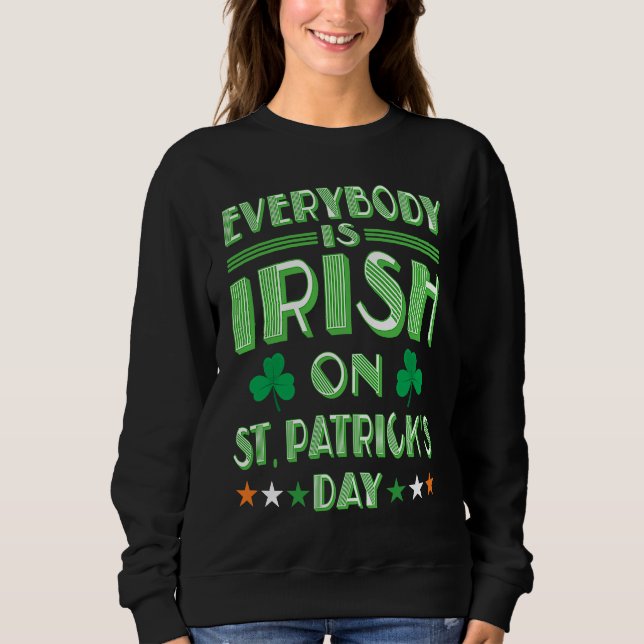 Everybody is Irish on St Patricks Day costume Men  T Shirt (Framsida)