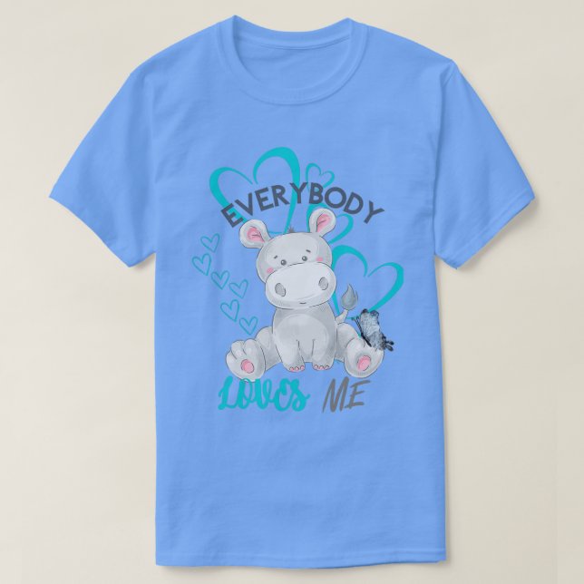 Everybody loves me cute collection 1 t shirt (Design framsida)