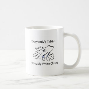 Everybodys Talkin' `-anfall min vithandskar, mugg