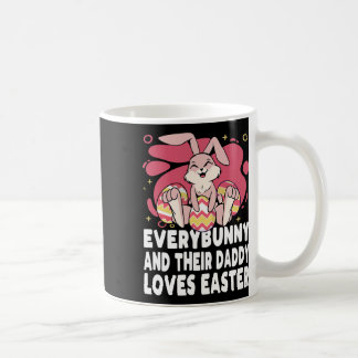 Everybunny And Their Daddy Love Easter Bunny Famil Kaffemugg